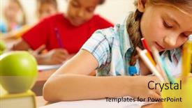  Presentation with sports management coach drawing soccer - Amazing PPT layouts having environment kids - portrait of lovely girl drawing backdrop and a coral colored foreground