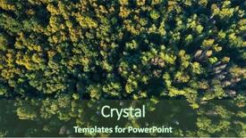  Presentation with drone - Theme with environment points - forest background drone point background and a tawny brown colored foreground
