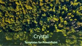  Presentation with point of view - Slide set with environment points - forest background drone point background and a tawny brown colored foreground