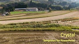  Presentation with japanese - PPT layouts enhanced with environment tradisition - traditional japanese countryside background and a  colored foreground