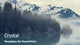  Presentation with meadow - Colorful slide set enhanced with environment tundra - mountain meadow in alaska usa backdrop and a  colored foreground