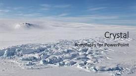  Presentation with land - Audience pleasing PPT layouts consisting of environment tundra - severnaya zemlya northern land aerial backdrop and a light gray colored foreground