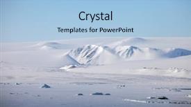  Presentation with land - Slide set consisting of environment tundra - severnaya zemlya northern land aerial background and a light blue colored foreground