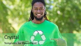  Presentation with environmental - PPT layouts consisting of  background and a  colored foreground