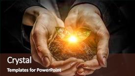  Presentation with nature - Colorful PPT theme enhanced with environmental banking - care to nature backdrop and a  colored foreground