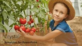  Presentation with education cute - PPT layouts with environmental-education-for-kids background and a red colored foreground