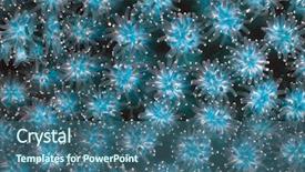  Presentation with environmental health - Theme consisting of environmental health science - high resolution close up abstract background and a ocean colored foreground