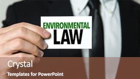  Presentation with environmental - Amazing slides having environmental law backdrop and a tawny brown colored foreground