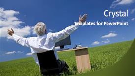  Presentation with complete - Amazing slide deck having environmental management - business concept shot showing backdrop and a ocean colored foreground