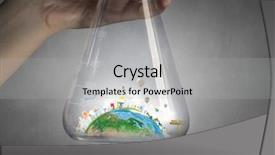  Presentation with exploration - Beautiful slide deck featuring exploration of world and planet backdrop and a light gray colored foreground