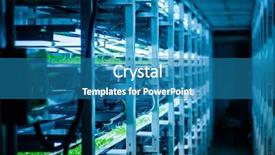  Presentation with system engineering - Slide deck featuring environmental water engineering - plants are cultivated in hydroponic background and a teal colored foreground