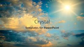  Presentation with epic - Colorful slide deck enhanced with epic-sky-landscape-with-bright backdrop and a yellow colored foreground