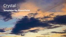  Presentation with epic - PPT theme having epic-sky-landscape-with-vibrant background and a ocean colored foreground