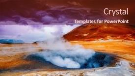  Presentation with epic - Theme enhanced with epic-view-of-the-geothermal background and a tawny brown colored foreground