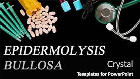  Presentation with medical pills - Slides featuring epidermolysis-bullosa-text-on-medical and a black colored foreground