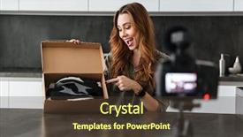  Presentation with new balance shoes - Amazing theme having episode about new sneakers shoe backdrop and a  colored foreground