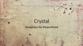  Presentation with vintage paper - Beautiful slide deck featuring epistel - grunge vintage very old paper backdrop and a soft green colored foreground