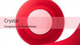  Presentation with 1970s - Theme consisting of eps - early 1970s see through red background and a coral colored foreground