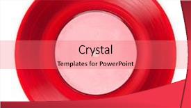  Presentation with 1970s - Cool new slide deck with eps - early 1970s see through red backdrop and a coral colored foreground