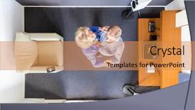  Presentation with classical music - Presentation featuring eps - top view of an elderly background and a gold colored foreground