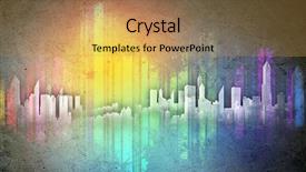  Presentation with abstract music - Theme having eps10 - abstract colorful backgrounds with elements background and a yellow colored foreground