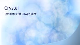  Presentation with bokeh effect blue light - Slide deck featuring eps10 - bokeh abstract light background background and a sky blue colored foreground