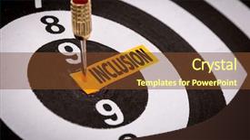  Presentation with equal opportunity - Slides enhanced with equal opportunity - inclusion background and a tawny brown colored foreground