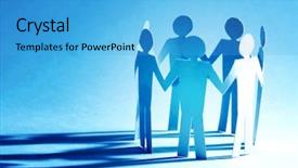  Presentation with equal opportunity - Cool new slides with equal opportunity - paper team backdrop and a teal colored foreground