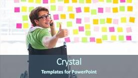  Presentation with young college student diagnosis of chlamydia - Amazing PPT theme having equal opportunity plan - young student in wheelchair backdrop and a  colored foreground