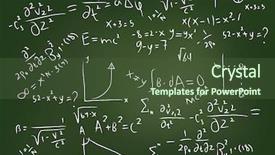  Presentation with maxwells equations - Audience pleasing slide set consisting of equations backdrop and a tawny brown colored foreground