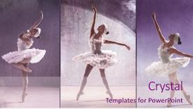  Presentation with dance beautiful couple dancing ballroom - PPT layouts enhanced with equilibrio human - collage of beautiful ballet dancer background and a  colored foreground