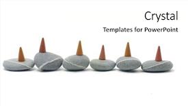  Presentation with spa stones leaves - PPT theme consisting of equilibrio human - row of spa scented background and a white colored foreground
