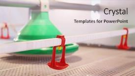  Presentation with farm equipment - Theme with equipment at the poultry farm background and a lemonade colored foreground