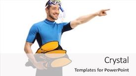  Presentation with centrifugal rotating equipment - Audience pleasing slide deck consisting of equipment pointing in the distance backdrop and a white colored foreground