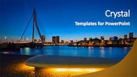  Presentation with erasmus - Cool new PPT theme with erasmus bridge erasmusbrug and rotterdam backdrop and a  colored foreground