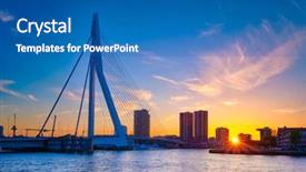  Presentation with erasmus - Slides featuring erasmus bridge erasmusbrug and rotterdam background and a teal colored foreground