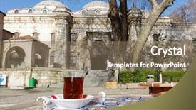  Presentation with ottoman empire - Presentation consisting of erau - kutahya turkey - ulucami mosque background and a violet colored foreground