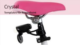  Presentation with bicycle generator - Amazing PPT theme having  backdrop and a  colored foreground.