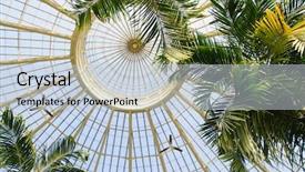  Presentation with botanical - Theme having erie county botanical garden background and a lemonade colored foreground