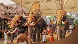  Presentation with india festival - Amazing presentation design having ernakulam-india-january-24-2020 backdrop and a coral colored foreground