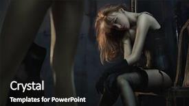  Presentation with sexy santa woman red - Amazing PPT layouts having erotic fashion modeling - sexy woman backdrop and a  colored foreground