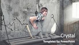  Presentation with prison wall - Colorful slides enhanced with colorful wooden cubes with toy on wooden background autism concept backdrop and a teal colored foreground.