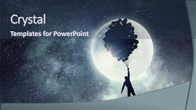  Presentation with daily routine - Slides enhanced with escape from daily routine mixed background and a ocean colored foreground