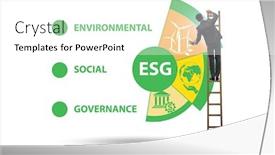  Presentation with governance - Presentation theme having esg-concept-as-environmental background and a white colored foreground