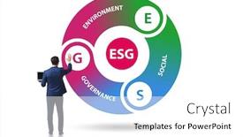  Presentation with governance - PPT theme with esg-concept-as-environmental background and a white colored foreground