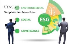  Presentation with governance - Amazing presentation theme having esg-concept-as-environmental backdrop and a white colored foreground