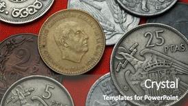  Presentation with bohol in spanish era - Audience pleasing theme consisting of esop - coins of spain under franco backdrop and a gray colored foreground