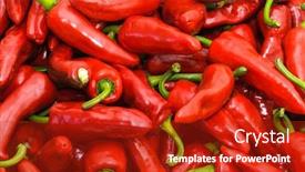 Presentation with peppers - Beautiful slides featuring espelette-peppers backdrop and a crimson colored foreground