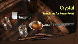  Presentation with wooden board for oktoberfest - Amazing theme having essence - composition with vanilla extract backdrop and a wine colored foreground