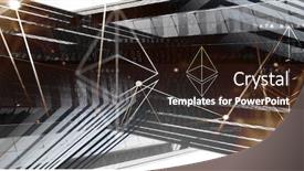  Presentation with crypto - Audience pleasing slide deck consisting of essense of crypto currency backdrop and a wine colored foreground